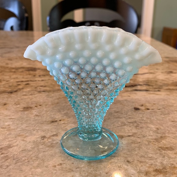 Fenton Accents Vintage Hobnail Fan Vase Poshmark